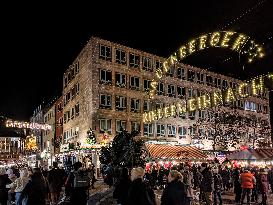 Christmas Market And Advent Season Nuremberg