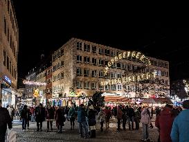 Christmas Market And Advent Season Nuremberg