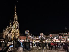 Christmas Market And Advent Season Nuremberg