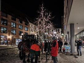 Christmas Market And Advent Season Nuremberg