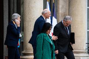 Council Of Ministers At The Elysee Palace