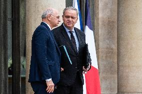 Council Of Ministers At The Elysee Palace