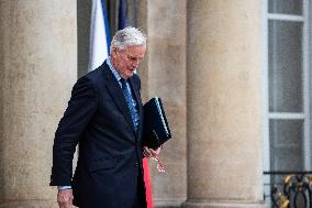 Council Of Ministers At The Elysee Palace