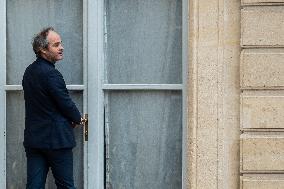 Council Of Ministers At The Elysee Palace