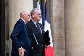 Council Of Ministers At The Elysee Palace