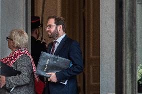 Council Of Ministers At The Elysee Palace