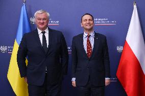 Polish And Ukrainian Foreign Ministers Meeting