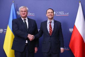 Polish And Ukrainian Foreign Ministers Meeting