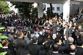 Lawyers Protest In Dhaka