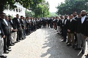 Lawyers Protest In Dhaka