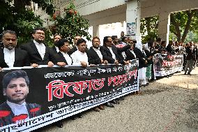 Lawyers Protest In Dhaka