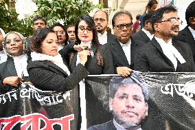 Lawyers Protest In Dhaka