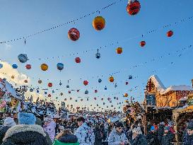 Winter Tollwood Festival In Munich