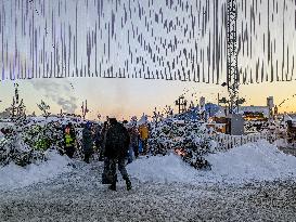 Winter Tollwood Festival In Munich