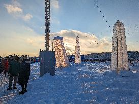 Winter Tollwood Festival In Munich