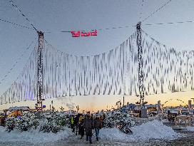 Winter Tollwood Festival In Munich