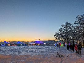 Winter Tollwood Festival In Munich