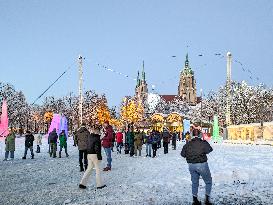 Winter Tollwood Festival In Munich