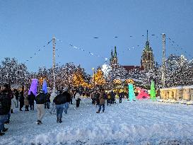 Winter Tollwood Festival In Munich