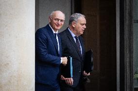 Council Of Ministers Of The French Government At The Elysée Palace, In Paris