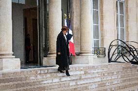 Council Of Ministers Of The French Government At The Elysée Palace, In Paris