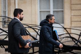 Council Of Ministers Of The French Government At The Elysée Palace, In Paris