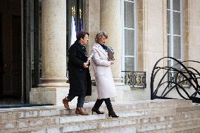 Council Of Ministers Of The French Government At The Elysée Palace, In Paris