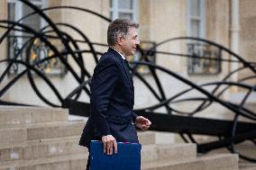 Council Of Ministers Of The French Government At The Elysée Palace, In Paris