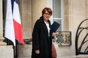 Council Of Ministers Of The French Government At The Elysée Palace, In Paris