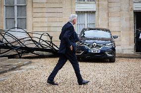 Council Of Ministers Of The French Government At The Elysée Palace, In Paris