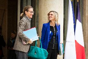 Council Of Ministers Of The French Government At The Elysée Palace, In Paris