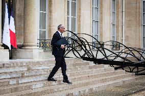 Council Of Ministers Of The French Government At The Elysée Palace, In Paris