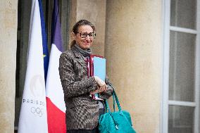 Council Of Ministers Of The French Government At The Elysée Palace, In Paris