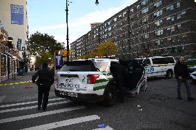 Unidentified Man Shot In The Chest And In Critical Condition In Fleetwood Section Of Bronx New York