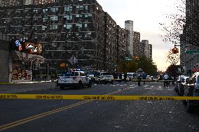 Unidentified Man Shot In The Chest And In Critical Condition In Fleetwood Section Of Bronx New York