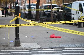 Unidentified Man Shot In The Chest And In Critical Condition In Fleetwood Section Of Bronx New York