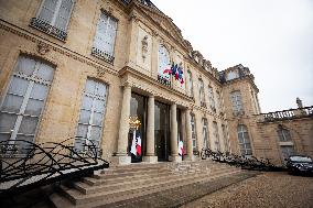 Council Of Ministers Of The French Government At The Elysée Palace, In Paris