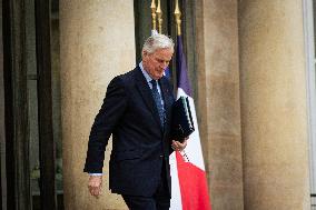 Council Of Ministers Of The French Government At The Elysée Palace, In Paris