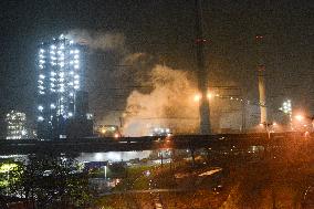 Thyssenkrupp Steel Europe In DUisburg Amid Site Closure And Job Cuts