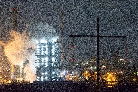 Thyssenkrupp Steel Europe In DUisburg Amid Site Closure And Job Cuts