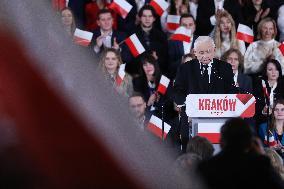 Announcement Of Karol Nawrocki As A Candidate In The Presidential Elections In Krakow