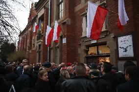 Announcement Of Karol Nawrocki As A Candidate In The Presidential Elections In Krakow