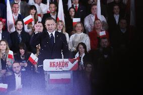 Announcement Of Karol Nawrocki As A Candidate In The Presidential Elections In Krakow