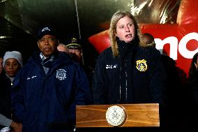 New York City  Mayor Adams Safety Press Coference For Thanksgiving Day Parade