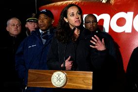 New York City  Mayor Adams Safety Press Coference For Thanksgiving Day Parade