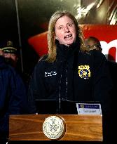 New York City  Mayor Adams Safety Press Coference For Thanksgiving Day Parade