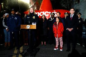 New York City  Mayor Adams Safety Press Coference For Thanksgiving Day Parade