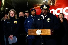 New York City  Mayor Adams Safety Press Coference For Thanksgiving Day Parade