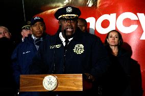 New York City  Mayor Adams Safety Press Coference For Thanksgiving Day Parade