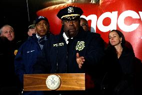 New York City  Mayor Adams Safety Press Coference For Thanksgiving Day Parade